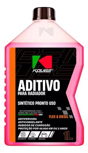 Aditivo Rosa Sintético Pronto Uso Radiador 1 L Koube MercadoLivre