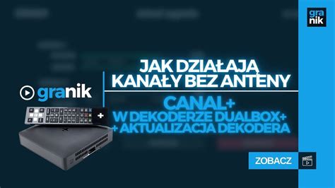 Jak działają Kanały bez Anteny w CANAL w Dekoderze DUALBOX Kanaly