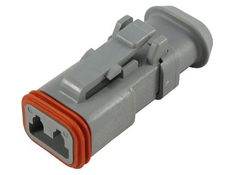 Dt S E Deutsch Dt Series Way Grey Plug With Shrink Boot Adapter