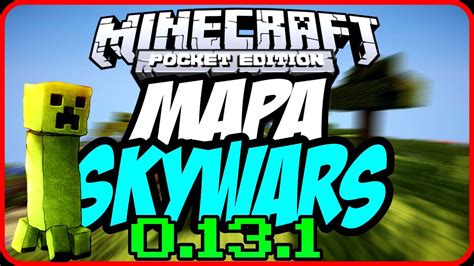 Mapa De Skywars Para Minecraft Pe X Youtube