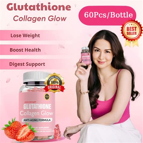 Original Glutathione Collagen Glow Collagen Gummies Anti Aging Skin