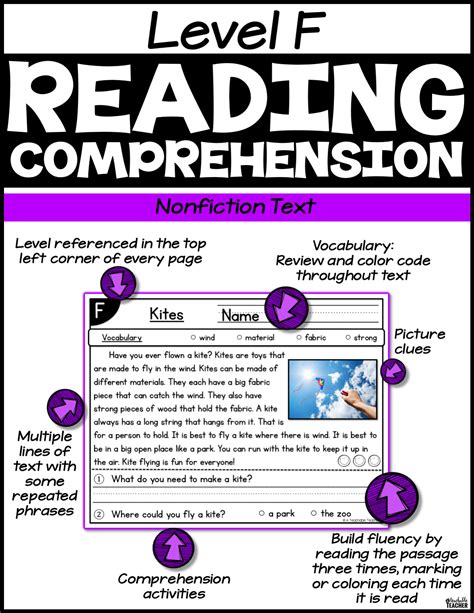 Level F Reading Comprehension Passages And Questions Set Two A