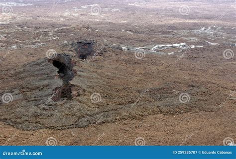 Lava Tunnel In The Chico Volcano On Isabela Island In The Galapagos