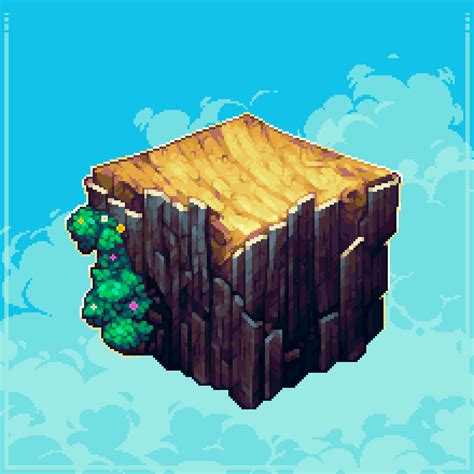 Wooden Block : r/PixelArt