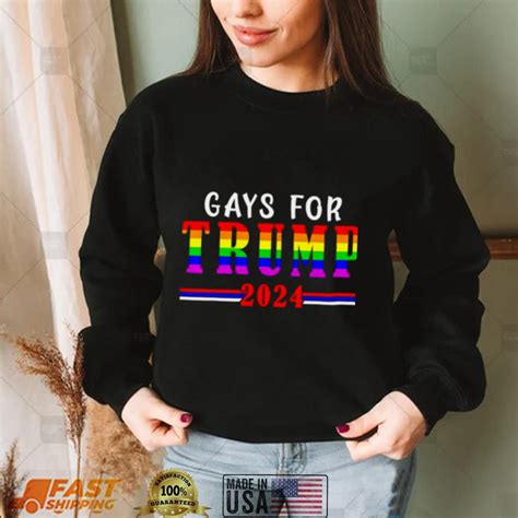 Pride Month Gays For Trump 2024 Election Vote Pround Lgbtq T Shirt