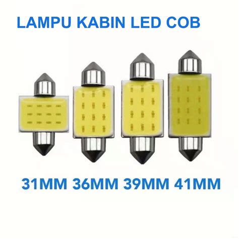 Jual Lampu Led Kabin Mobil Cabin Plafon Festoon Cob Plasma Mm Mm