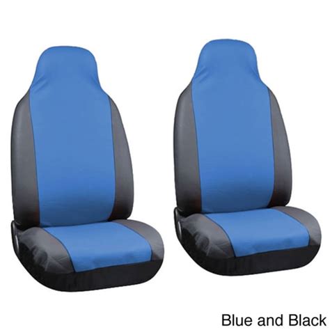 Oxgord Synthetic Faux Pu Leather Integrated High Back Bucket Seat Covers Overstock™ Shopping