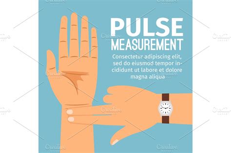 Pulse Measurement Illustration For Medical Poster Creative Daddy