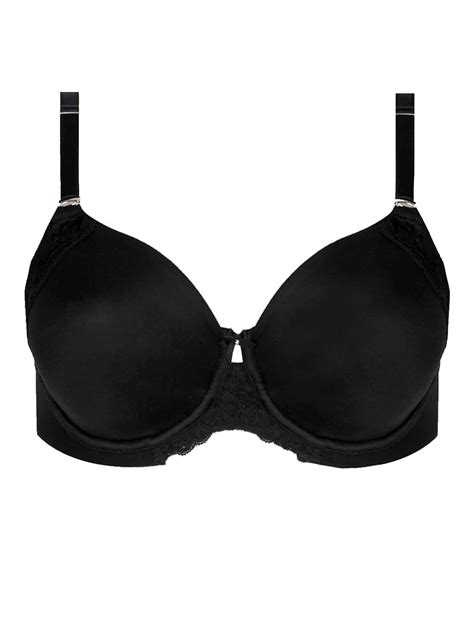 Marks And Spencer Mand5 Black Fleur Lace Non Padded Full Cup Bra