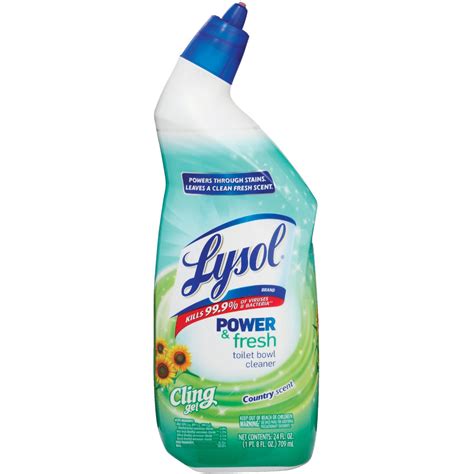 Lysol 24 Oz Cling Gel Toilet Bowl Cleaner Linc Systems