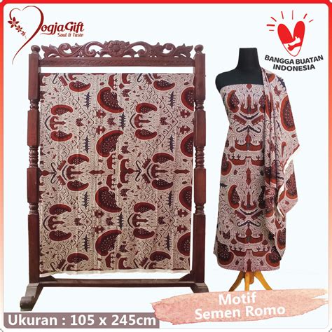 Kain Batik Halus Khas Jogja Motif Semen Romo Lazada Indonesia