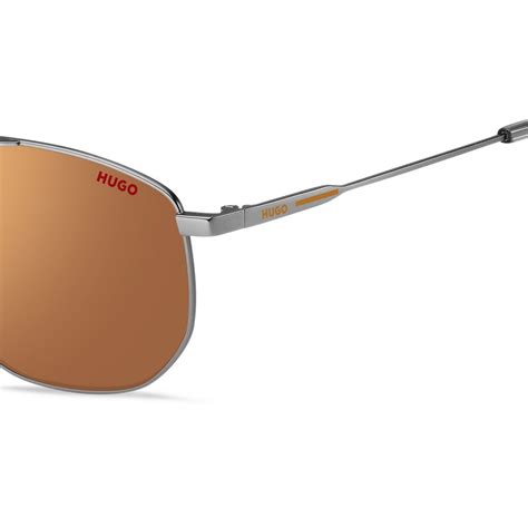 Hugo Boss Hg S R Jw Matte Ruthenium Sunglasses Man