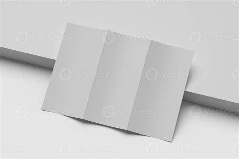 A4 Trifold Brochure Blank Mockups 6653755 Stock Photo At Vecteezy