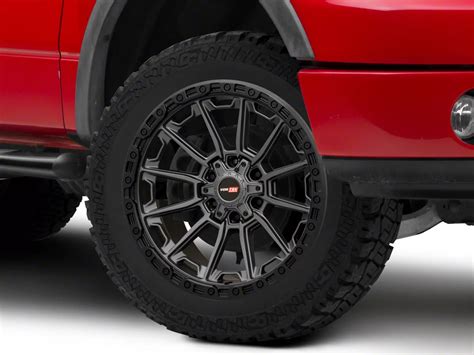 Vortek Off Road F 150 VRT 601 Matte Titanium With Black Bead Ring 6 Lug