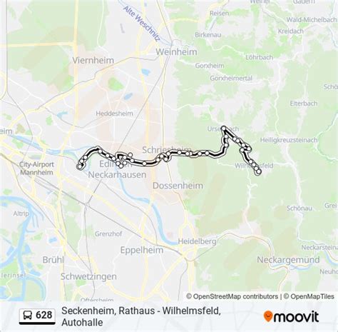 Route Fahrpl Ne Haltestellen Karten Seckenheim Rathaus