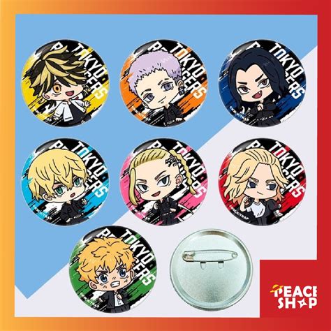 Tokyo Revengers Badge Sparkling Anime Tokyo Revengers Accessories Anime