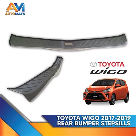 Toyota Wigo Rear Bumper Stepsill Model 2017 2019 Shopee Philippines