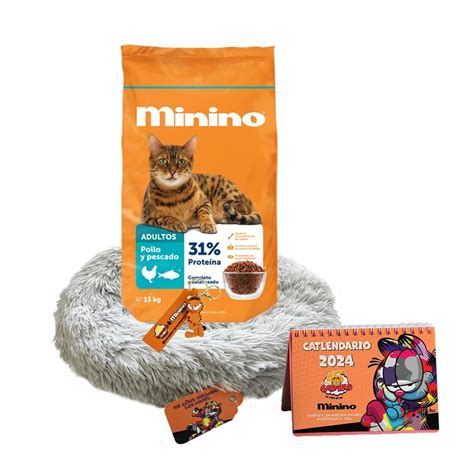 Croqueta para gato Minino 15 kg Edición bundle Garfield Bodega