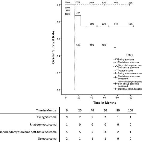 Kaplan Meier Estimator Of Overall Survival Of Patients Treated With