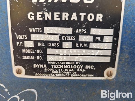 Winco Pto Generator Bigiron Auctions