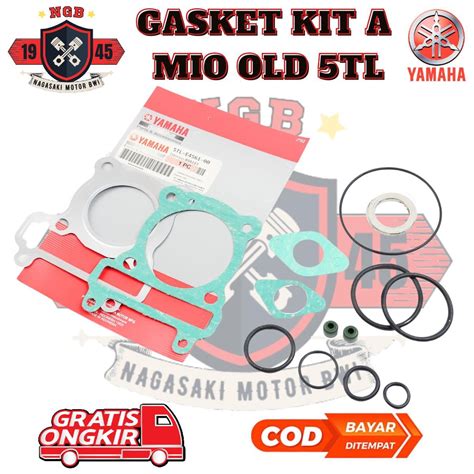 Jual TOP SET MOTOR YAMAHA MIO KARBU PACKING BLOK SEHER SPORTY SMILE