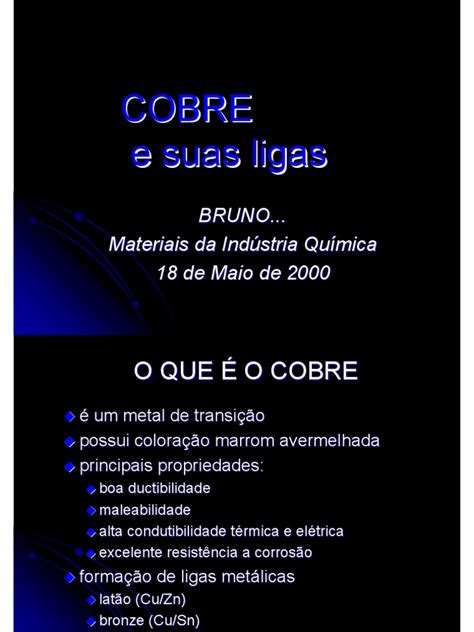 Cobre Pdf Pdf Cobre Liga