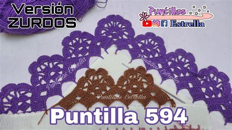 Puntilla 594 puntilla de una vuelta Versión ZURDOS Puntillas