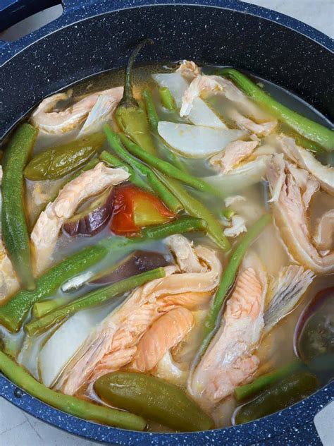 Sinigang na Salmon Belly sa Kamias - Kawaling Pinoy