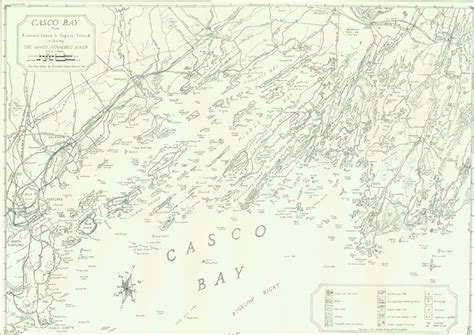 MAP OF CASCO BAY