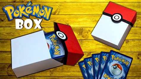 Pokemon Karten Battle Deck Box Selber Machen Aus Papier Basteln