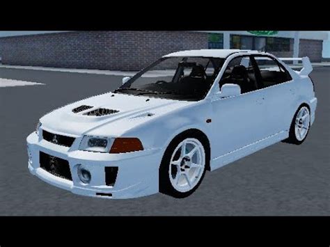 Roblox Car Driving Ultimate Mitsubishi Lancer Evolution V Youtube