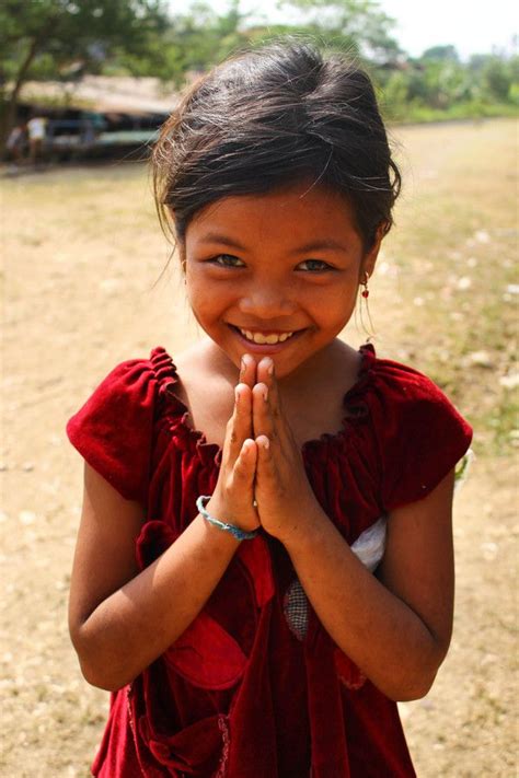 Cambodian Girl Battambang Beautiful Children Beautiful Smile