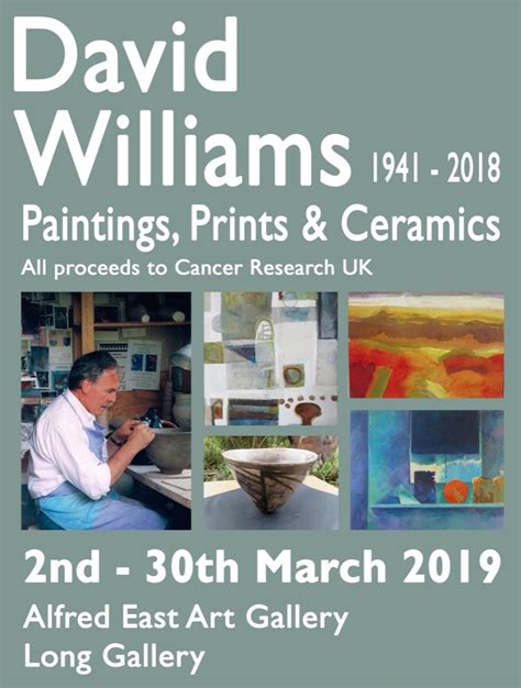 David Williams Paintings Prints And Ceramics 2nd 30th March 2019