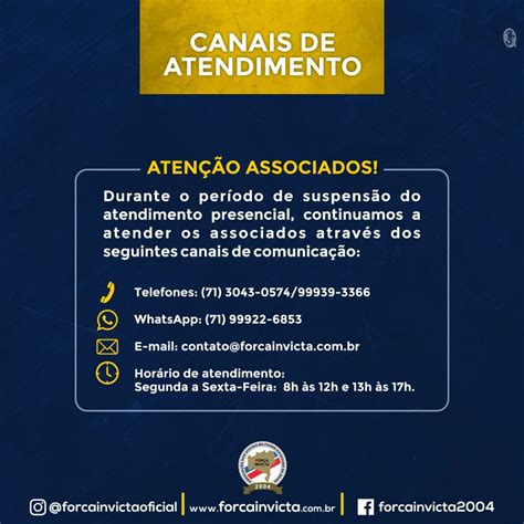 Confira Nossos Canais De Atendimento For A Invicta