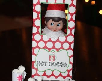 Elf Hot Cocoa Stand Etsy