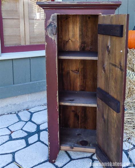 Diy Vintage Style Jelly Cabinet Functional Nostalgic Saws On Skates