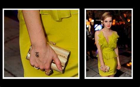 Onfolip Emma Watson Tattoo Images 2012