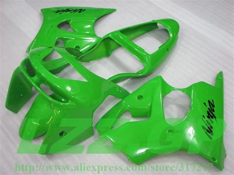 Green Body For KAWASAKI Ninja ZX 6R ABS ZX 6R 1998 1999 Fairings ZX6R