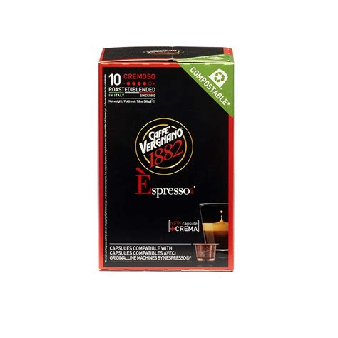 Caffe Vergnano Cremoso Cápsulas compatibles con máquinas de línea