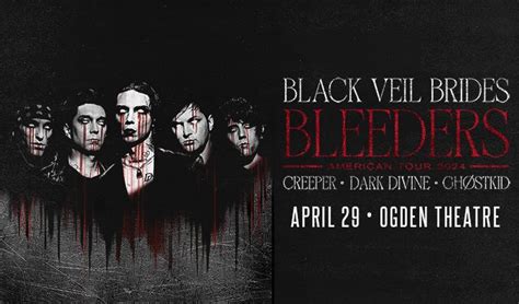 Black Veil Brides Bleeders Tour 2024 Fanya Jemimah