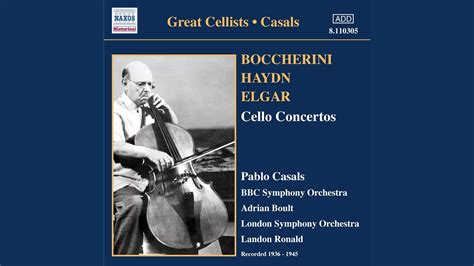 Cello Concerto In B Flat Major G 482 I Allegro Moderato YouTube