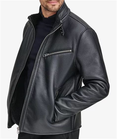 Macy's Fashion Moto Leather Jacket - RockStar Jacket