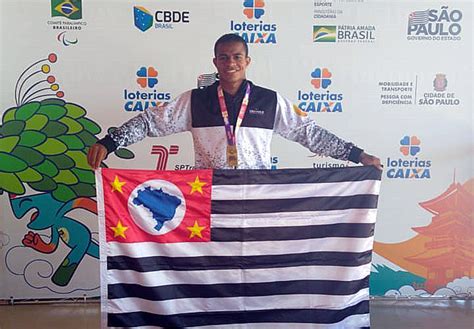 Atleta Da Abda Ouro Nas Paralimp Adas Escolares Atletismo