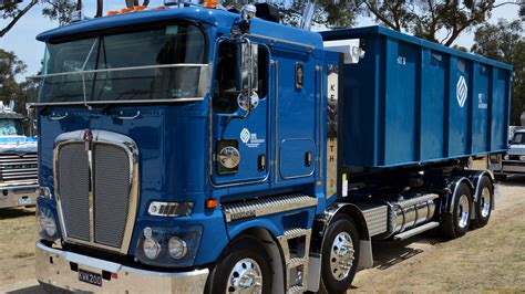 Скачать обои k200 twin steer автомобили kenworth выставка улица