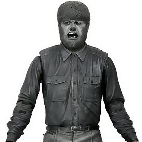 Universal Monsters Ultimate Wolf Man Black And White Version 7 Inch