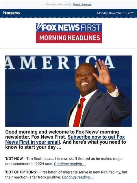 Fox News Tim Scott Makes Decision About His Future In The Presidential