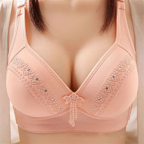 Jsaierl Bras For Women No Wire Support T Shirt Bras Seamless Comfy Bralettes Elegant Breathable