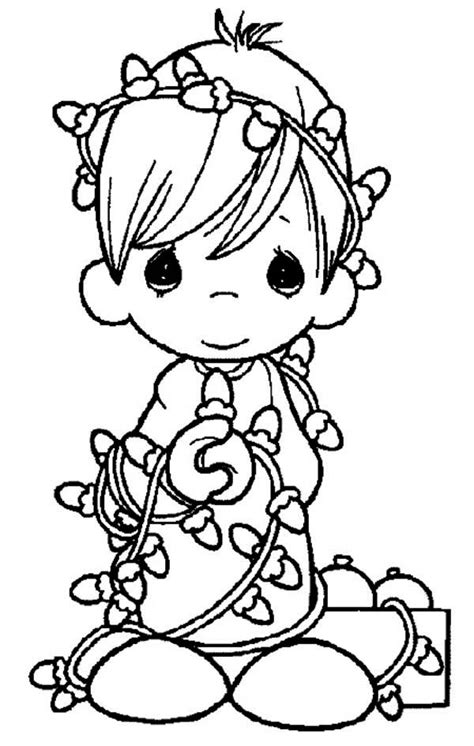 Precious Moments Christmas Coloring Pages Free At GetColorings