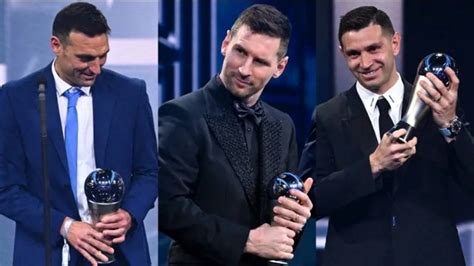 Los Argentinos Campeones Del Mundo Arrasaron En Los Premios The Best De