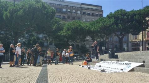 Moradores do Centro Histórico do Porto manifestaram se contra os despejos